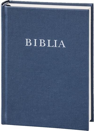 Biblia (RÚF 2014), középméret, vászonkötés, kék
